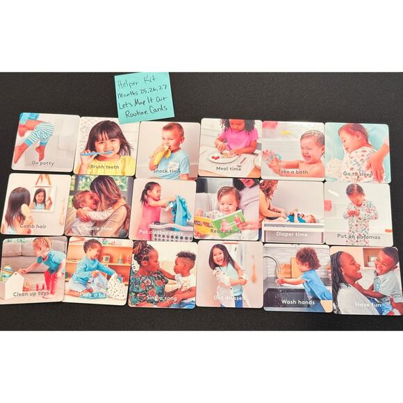 Lovevery Helper Kit Let's Map It Out Routine Cards - Picture 1 of 1